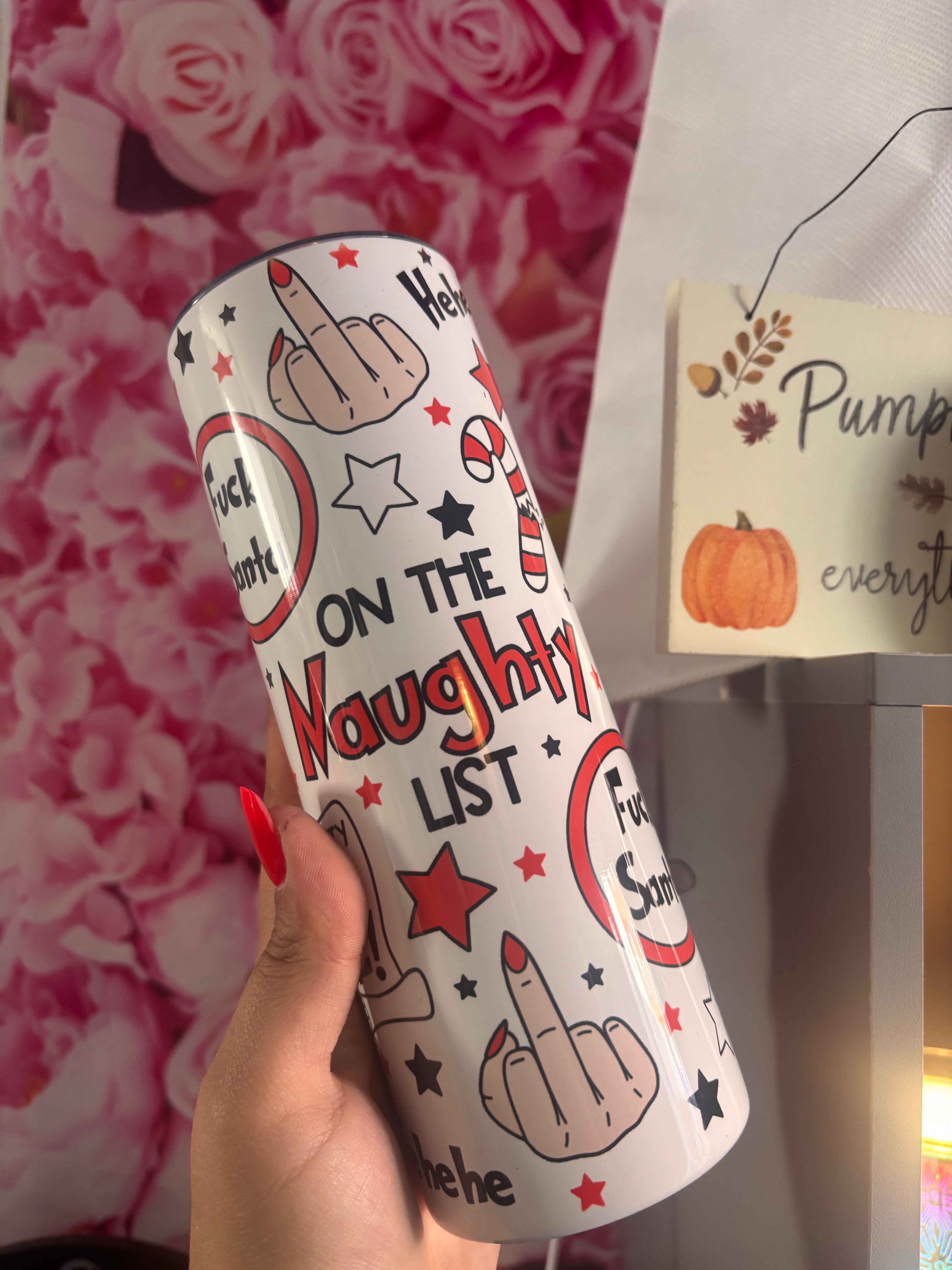 Naughty list 20nz Tumbler